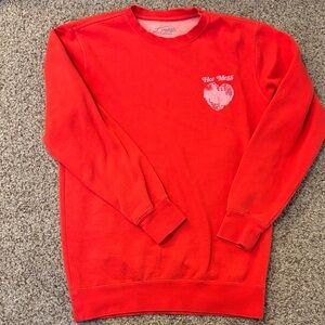 Alix Earle hot mess Red Crewneck Sweater